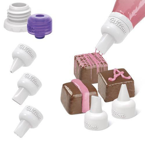 WILTON CANDY MELT DECORATING TIP SET/5