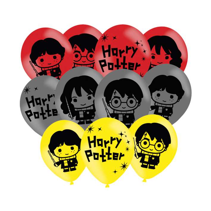 6 Motivballons - Ø 27,5cm - Harry Potter