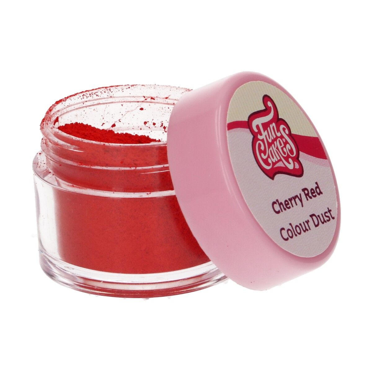 FUNCAKES COLOUR DUST CHERRY RED