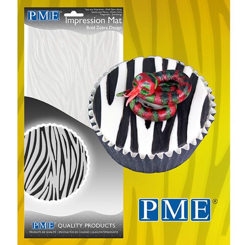 PME IMPRESSION MAT BOLD ZEBRA
