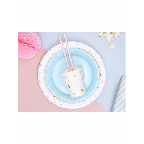 6 Pappbecher Trend - 200ml - Boy or Girl