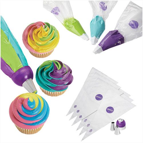 WILTON COLORSWIRL TRI-COLOR COUPLER DEKORATIONSSET/9