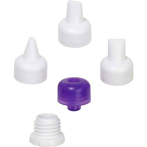 WILTON CANDY MELT DECORATING TIP SET/5