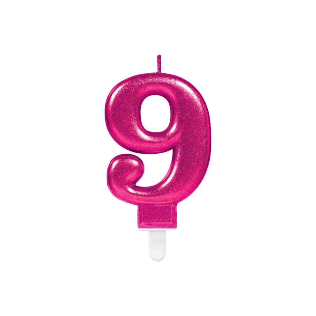 Kuchenkerzen - 0-9 Sparkling Celebrations Silver