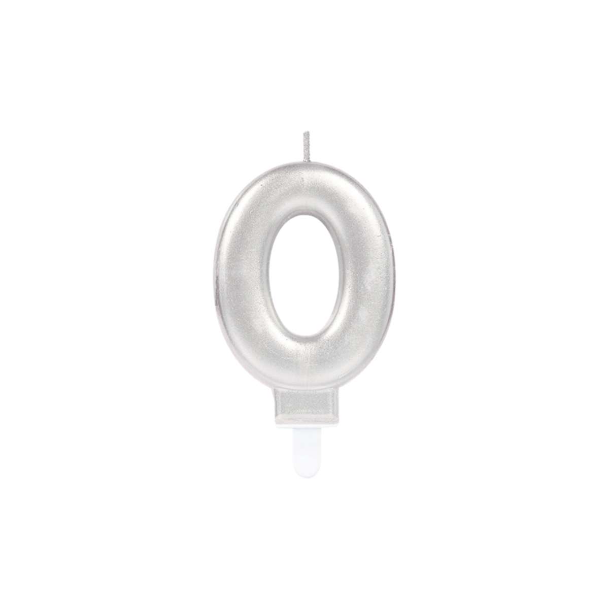 Kuchenkerzen - 0-9 Sparkling Celebrations Silver