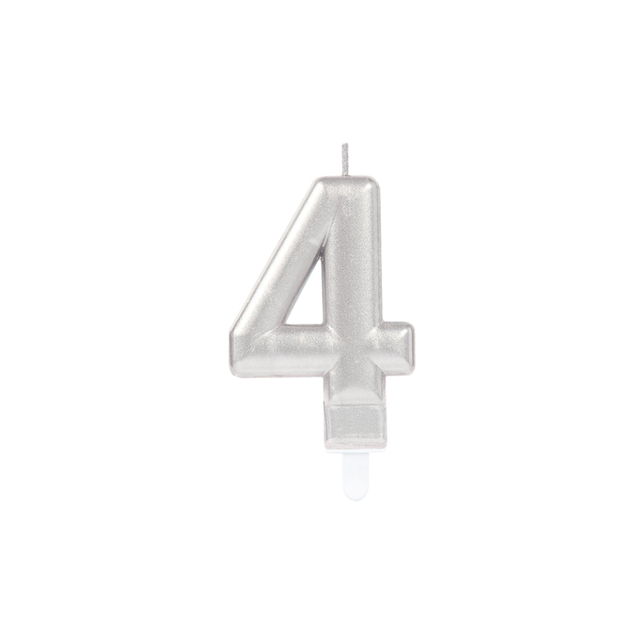 Kuchenkerzen - 0-9 Sparkling Celebrations Silver