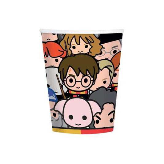  8 Pappbecher - 250ml - Harry Potter