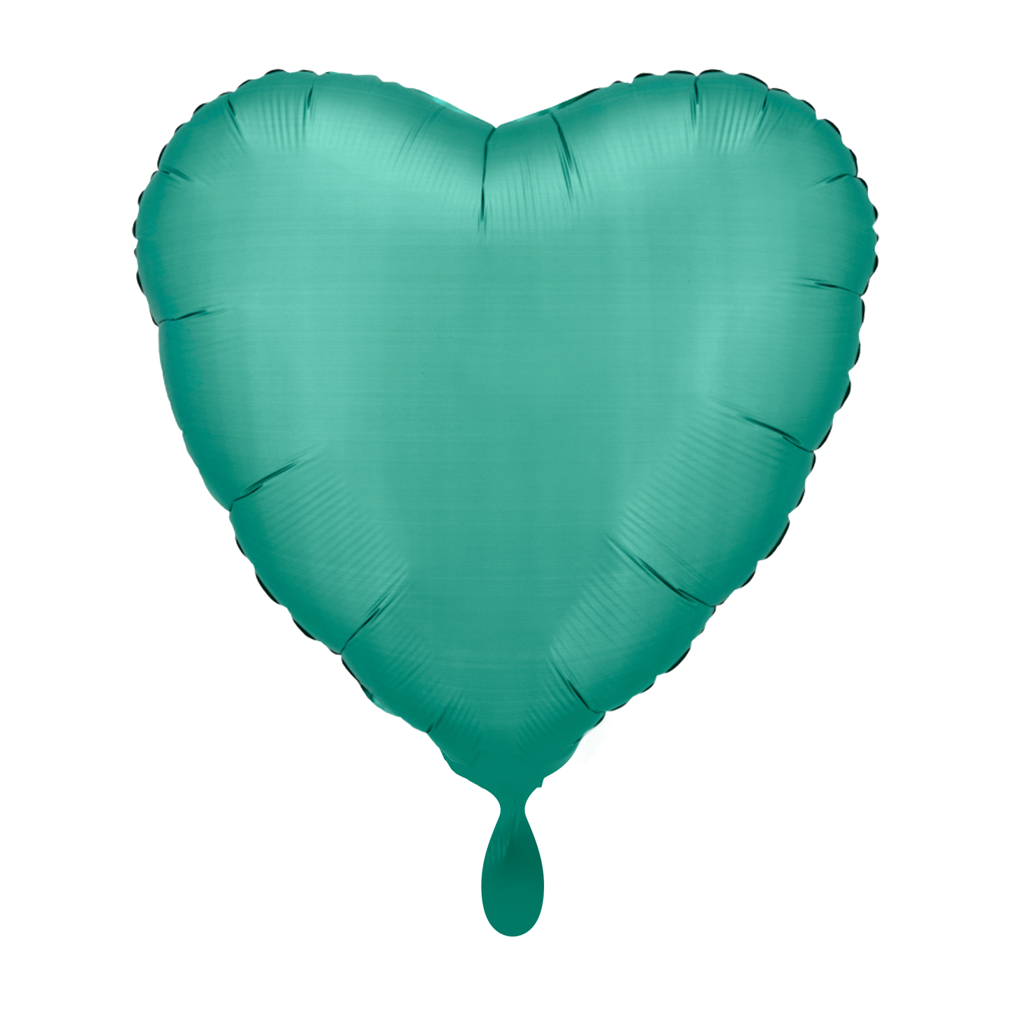 Balloon - Herz - Silk Lustre - Jade Green