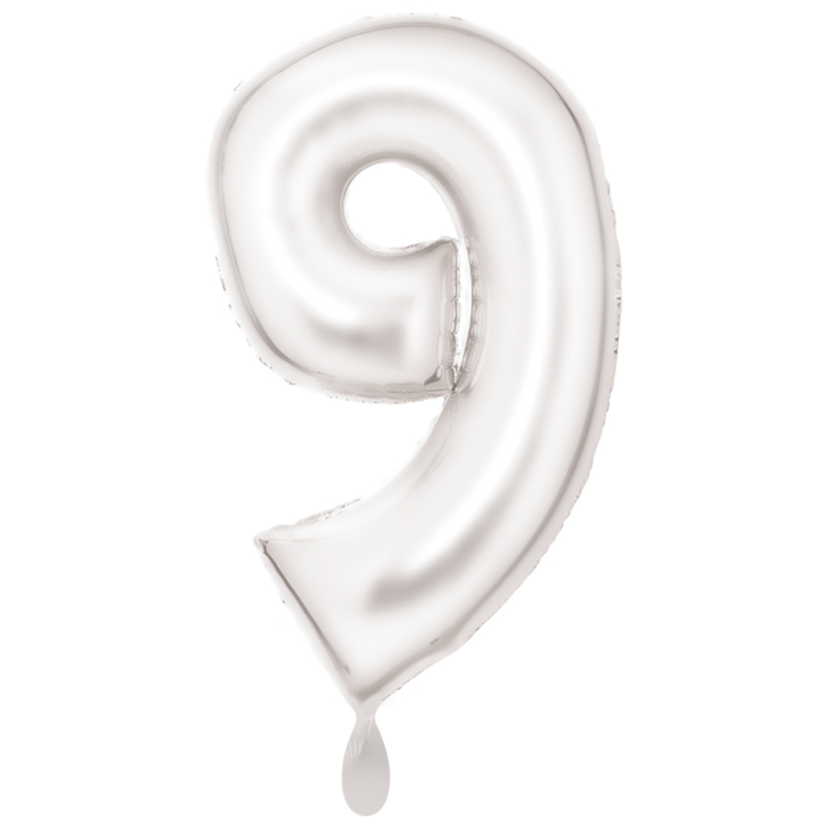 Balloon XXL - Zahl 0-9 - Silk Lustre Weiß
