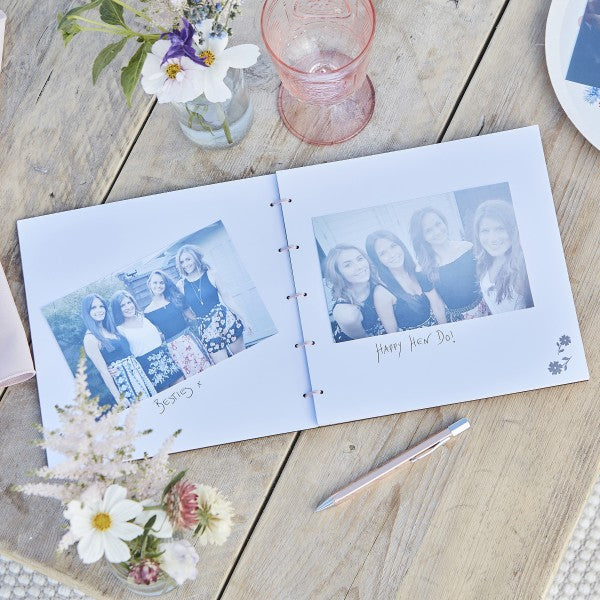 1 Gästebuch - Team Bride - Holz