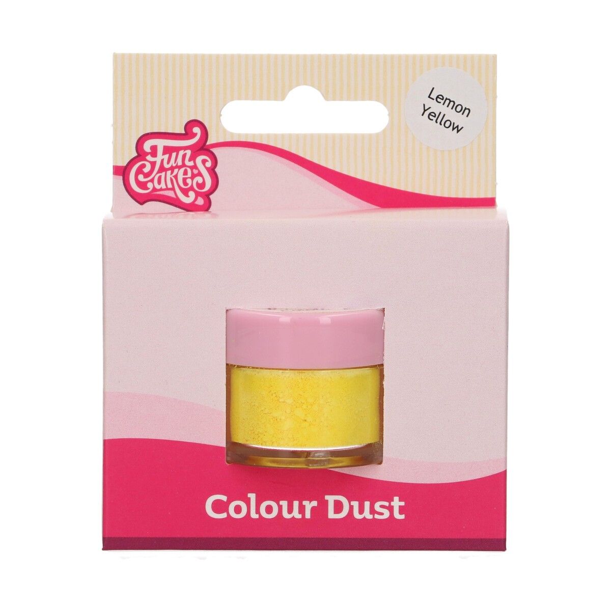 FUNCAKES COLOUR DUST LEMON YELLOW