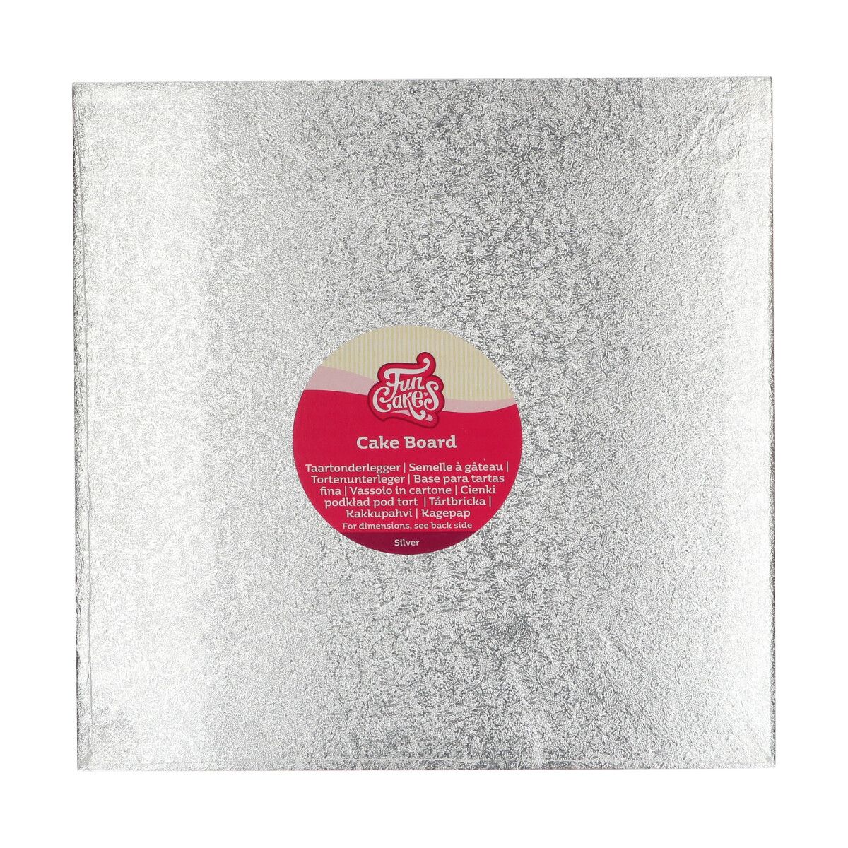 FUNCAKES CAKE BOARD QUADRAT 30,5 X 30,5 CM