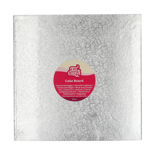 FUNCAKES CAKE BOARD QUADRAT 30,5 X 30,5 CM