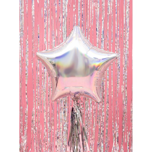 Dekoballon Stern Schimmernd - 1 Ballon in Sternform 