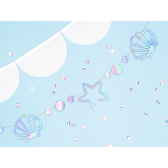 Dekorgirlande - 1 Girlande - 1,65m - Mermaid