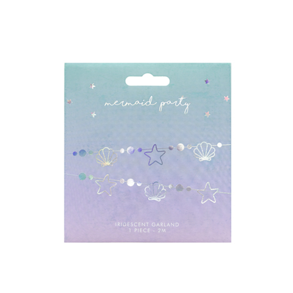 Dekorgirlande - 1 Girlande - 1,65m - Mermaid