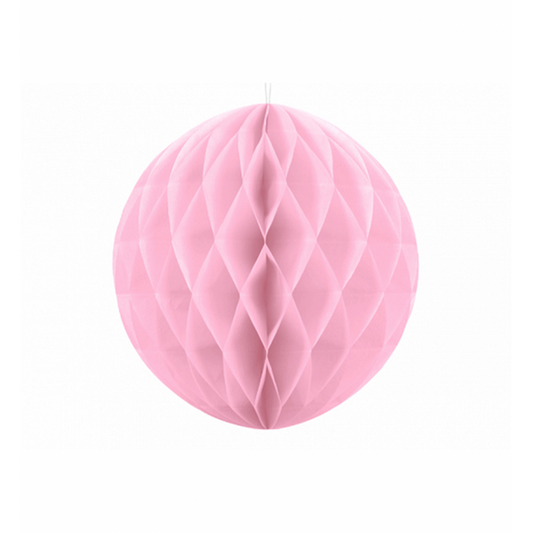 Partydeko - 1 Wabenball XL - Ø 20cm - Rosa