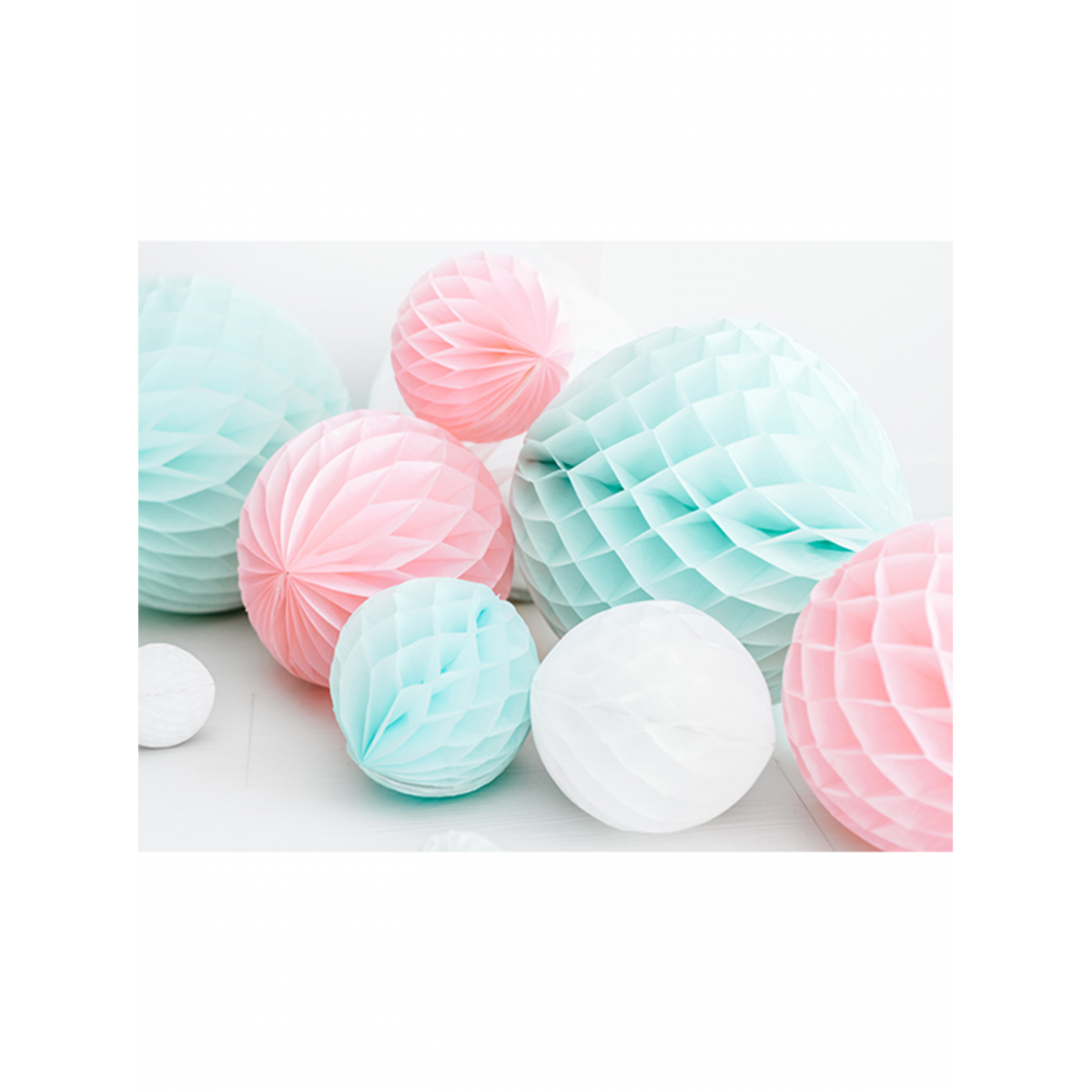 Partydeko - 1 Wabenball XL - Ø 20cm - Rosa