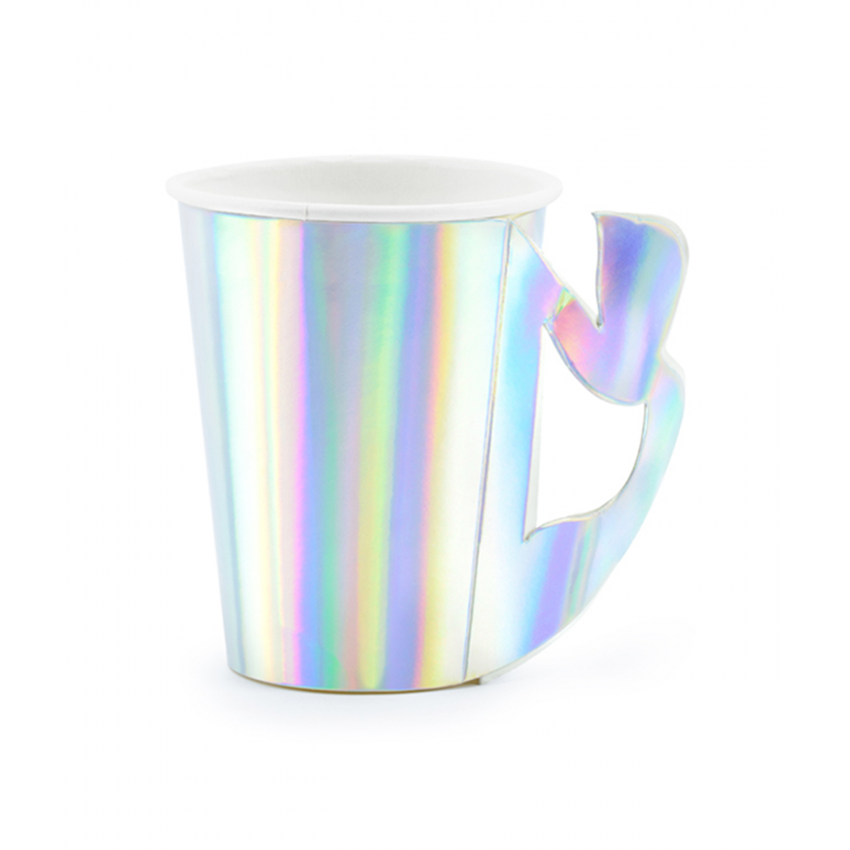 6 Pappbecher Trend - 220ml - Mermaid