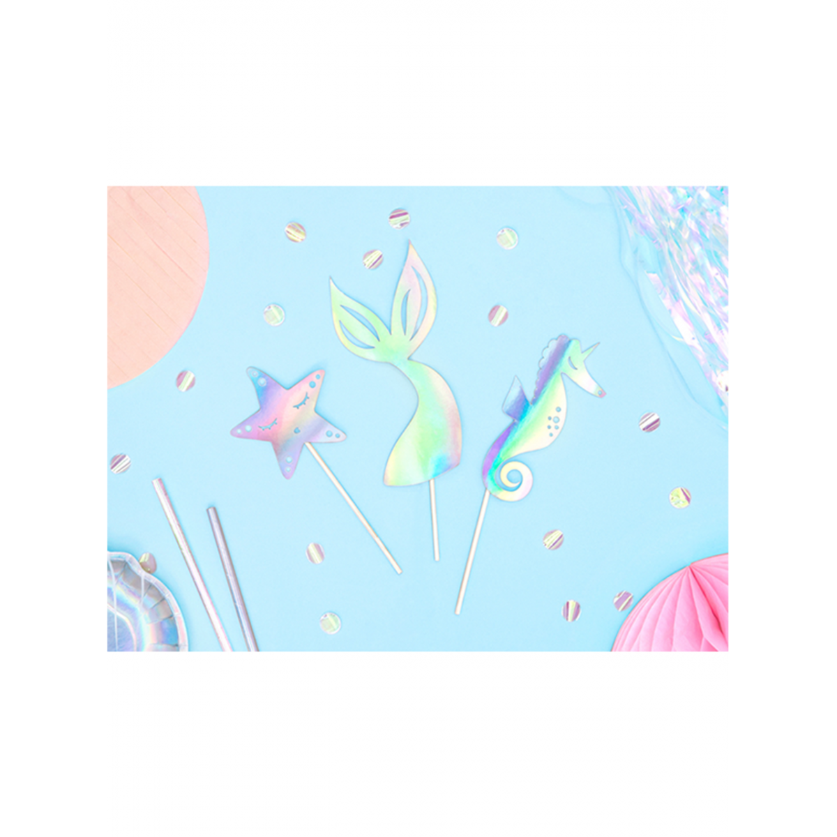 3 Cake Topper - Mermaid