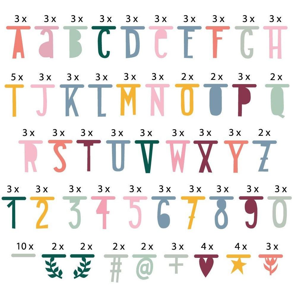 ALLC Brief Banner Boho Chic Set/147