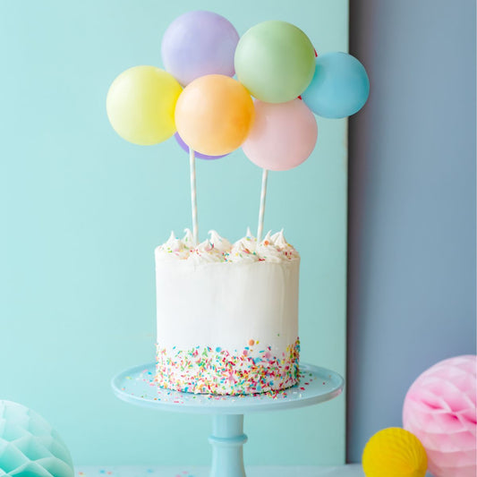 Ballon-Cake Topper DIY Set 29cm - Regenbogen