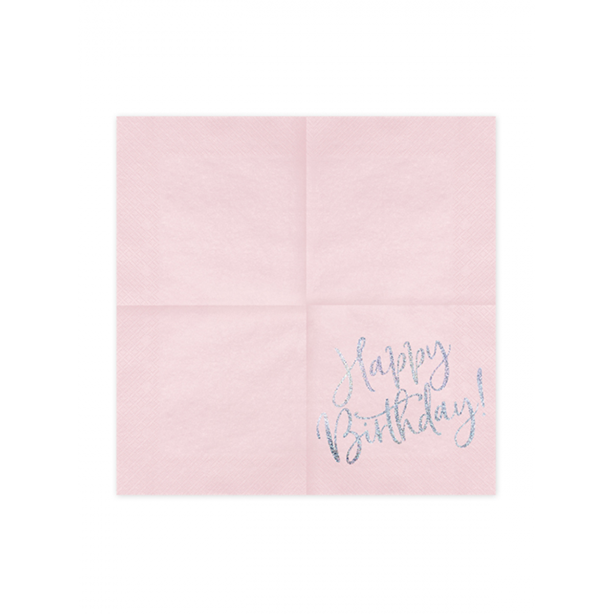 20 Servietten Trend - 33cm - Happy Birthday Shine