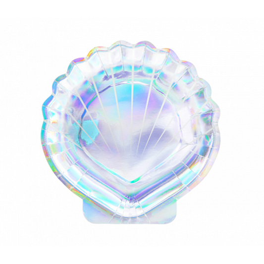 6 Pappteller Trend - Ø 18cm - Mermaid Seashell