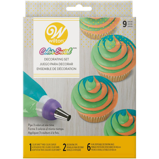 Wilton ColorSwirl Tri-Color Coupler Dekorationsset
