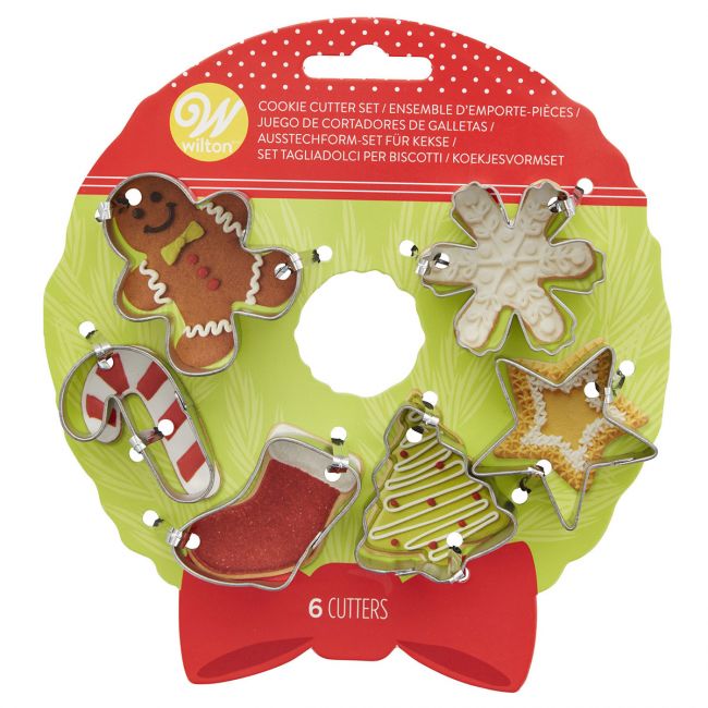Wilton Mini Cookie Ausstecher Set Wreath Mini Set/6