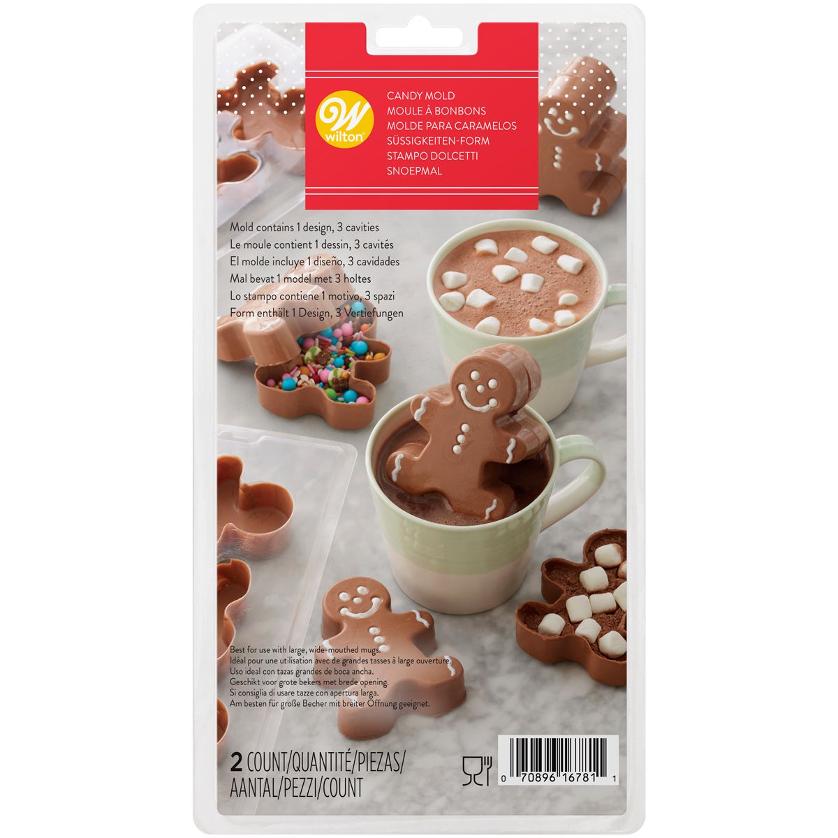 Candy Mould Choco Bomb Geister Set/2
